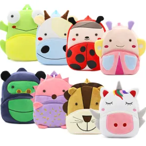 Adorable Zoo Series Plush Backpack for Kids  Perfect Gift