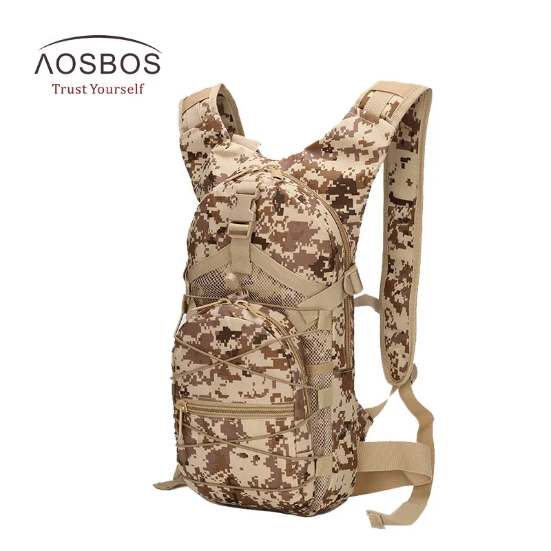 Aosbos Outdoor Sports Bags Waterproof Military Tactical Backpack Camouflage Oxford Climbing Camping Bags Small Sports Backpacks