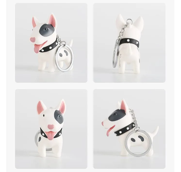 Bull Terrier Keychain