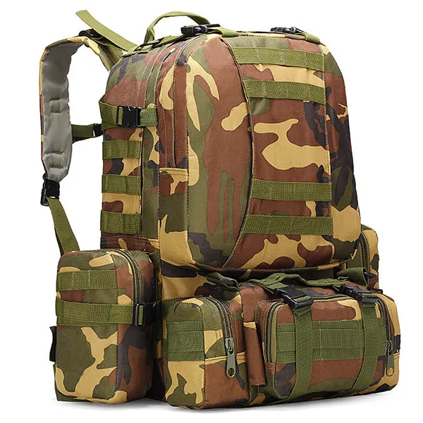 Camping Camo Tear-resistant  4 In One backpack