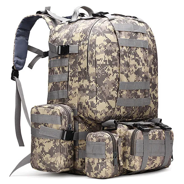 Camping Camo Tear-resistant  4 In One backpack