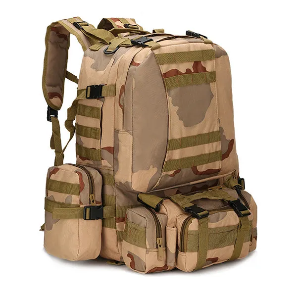 Camping Camo Tear-resistant  4 In One backpack