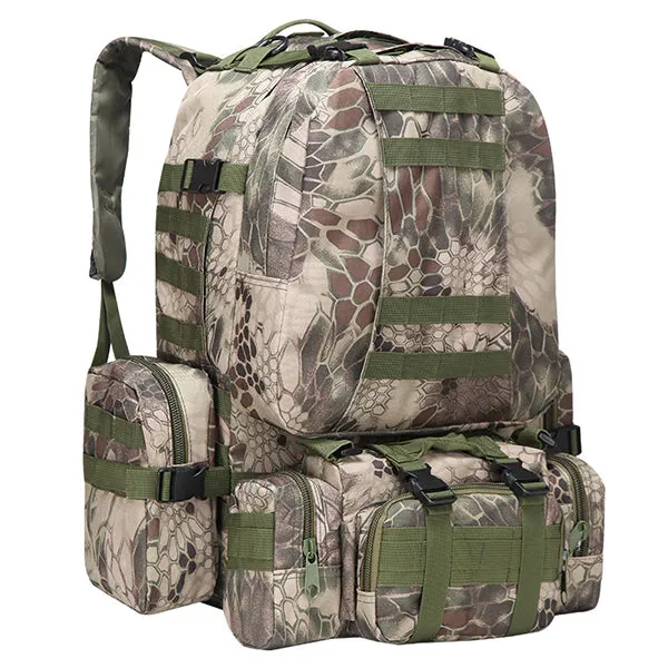 Camping Camo Tear-resistant  4 In One backpack