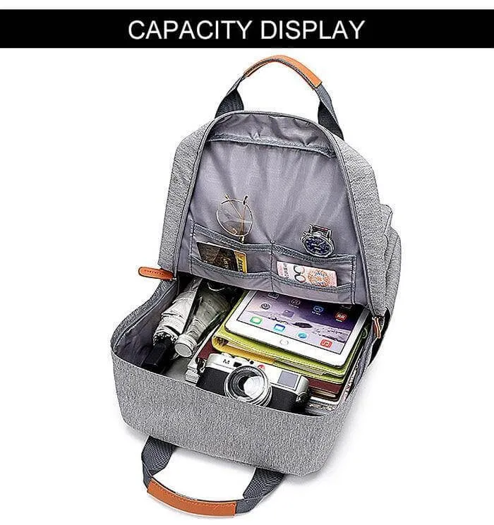 Casual Oxford High Capacity Business Anti-Theft Backpack