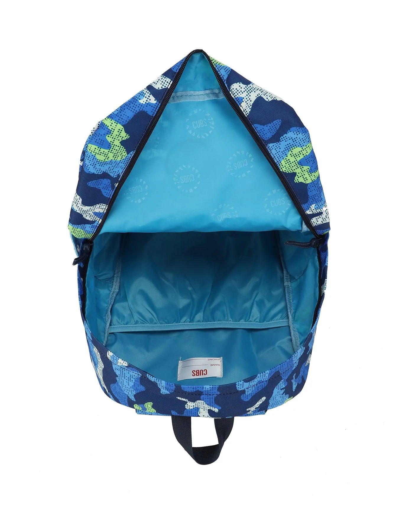 Cubs Camouflage Blue Junior Student Backpack