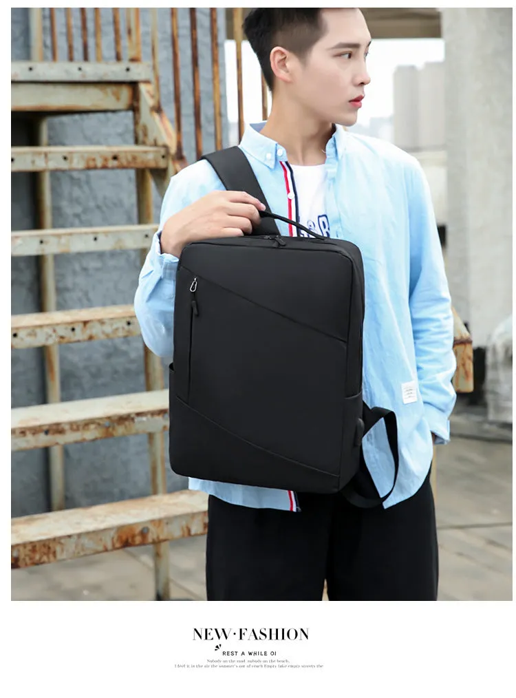 Fashionable Large Capacity Backpack with Nylon Material for men