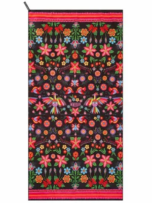 Frida Microfibre Towel Black