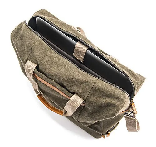 Leather & Canvas Groomsmen Weekend Bag