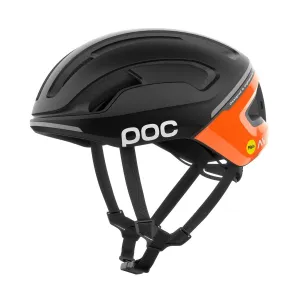 POC Omne Beacon Mips Cycling Helmet - Uranium Matt Black/Orange