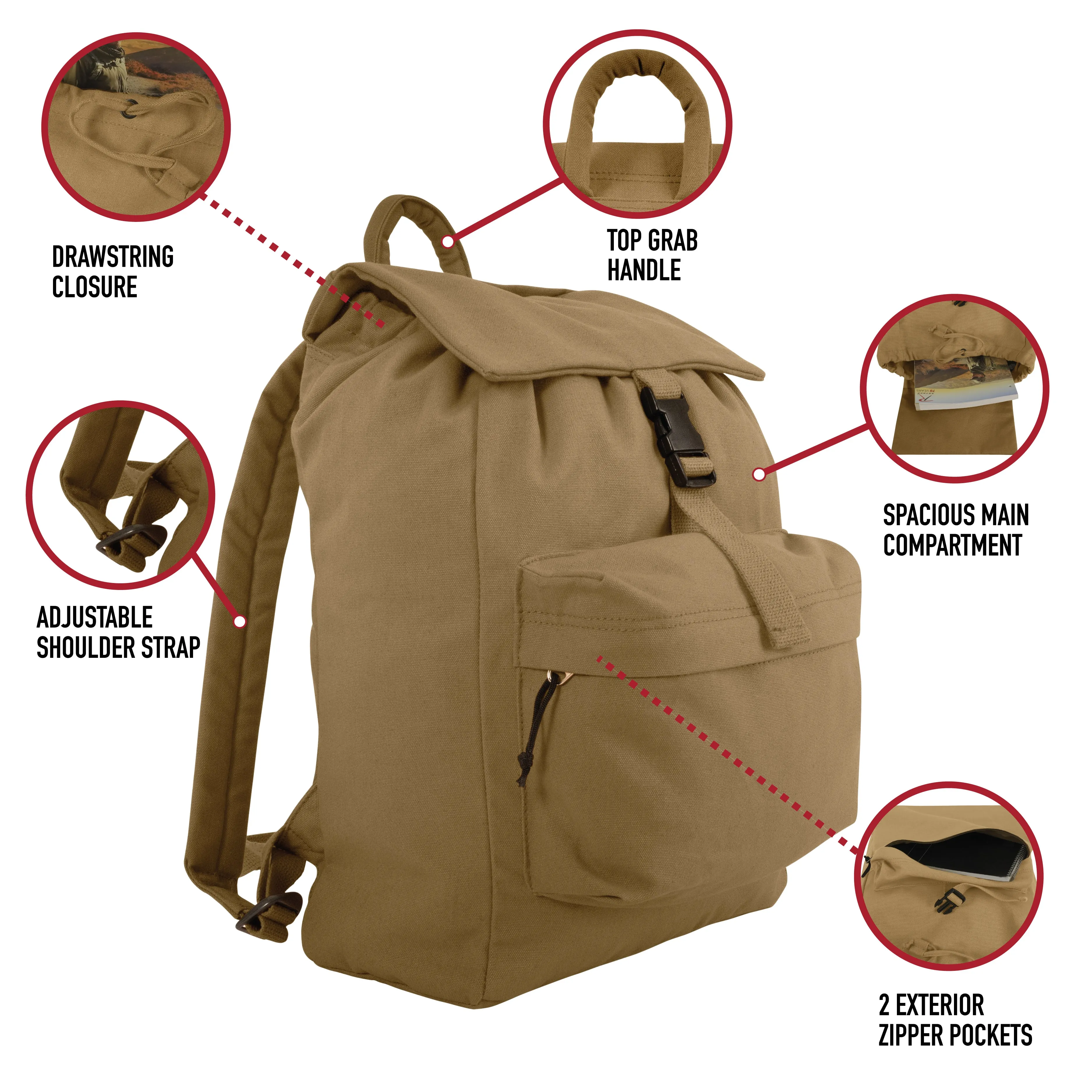 Rothco Canvas Daypack