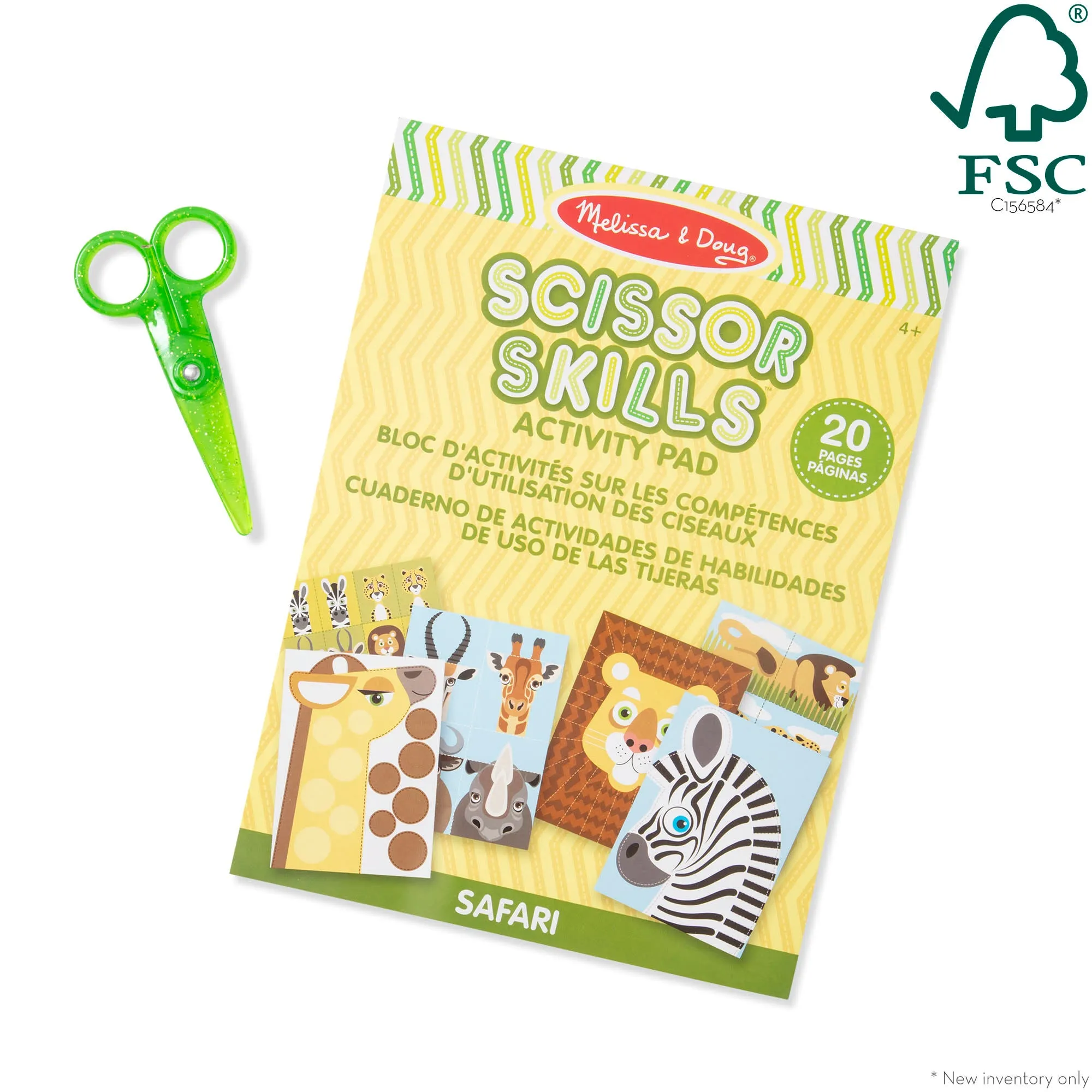 Safari Scissor Skills Activity Pad