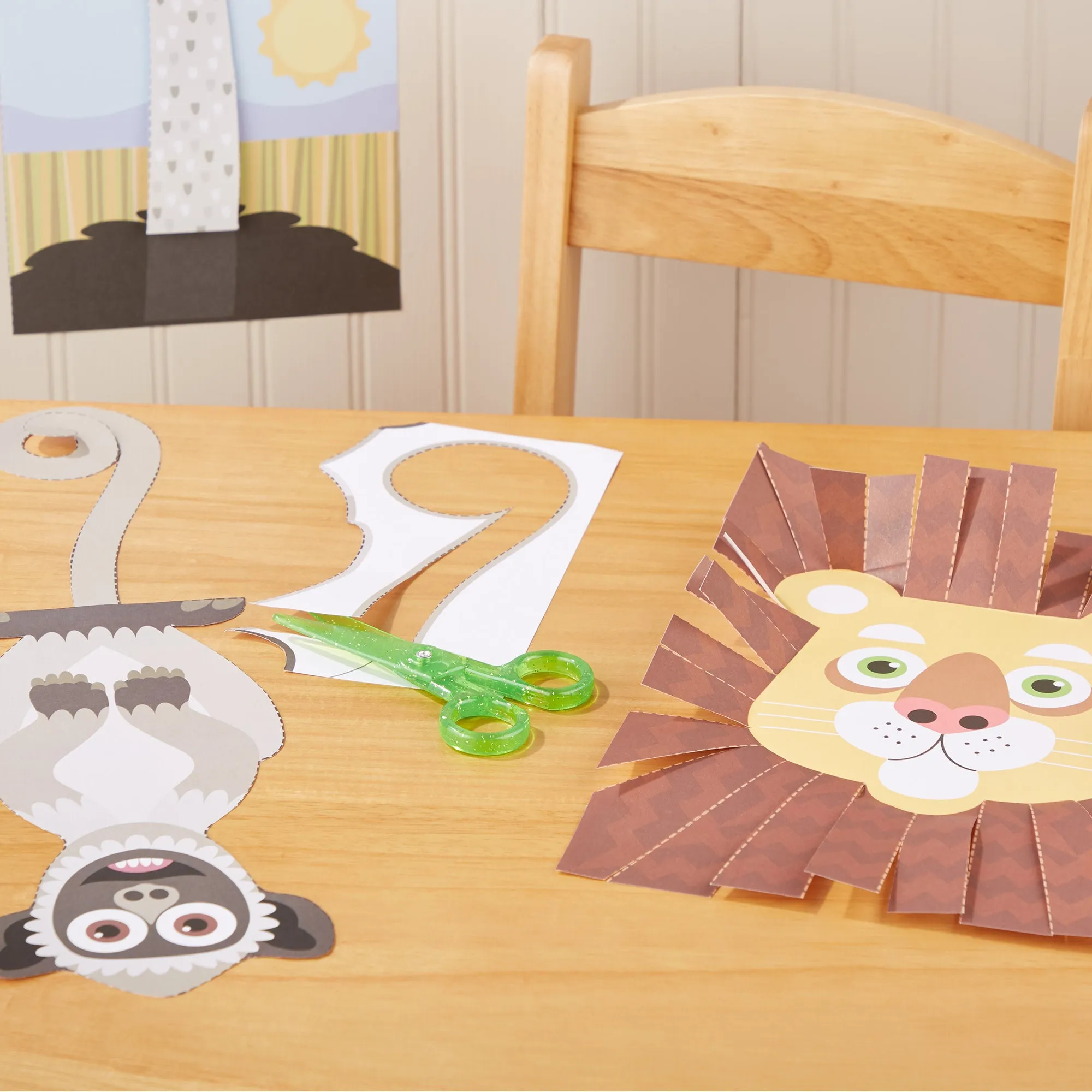 Safari Scissor Skills Activity Pad