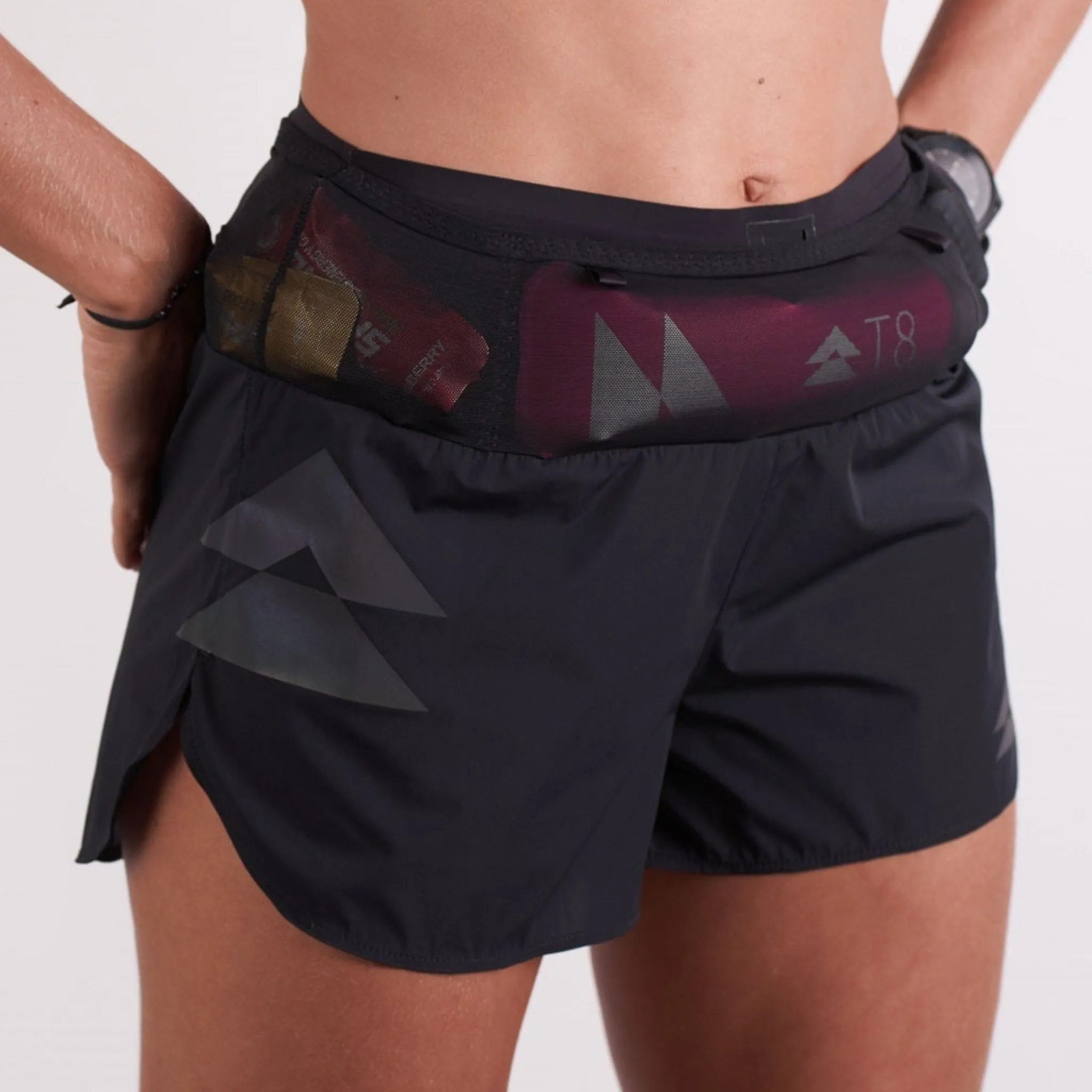 T8 Women's Sherpa Shorts v2 Black (1st Edition Logo)