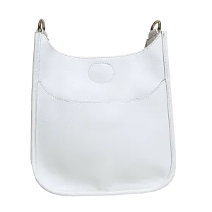 White Mini Messenger Handbag (STRAP SOLD SEPARATELY)